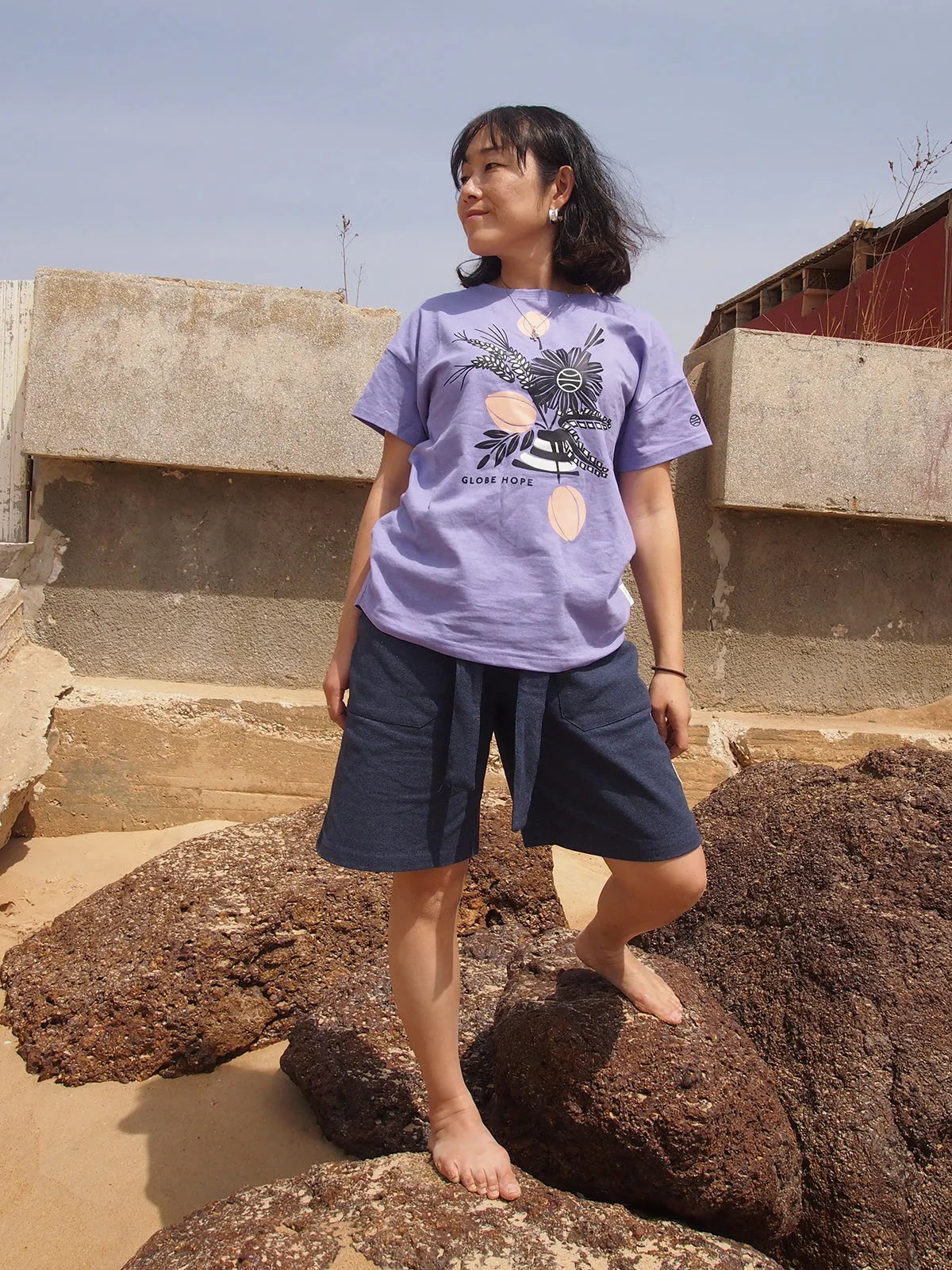 RIMPI t-shirt, purple
