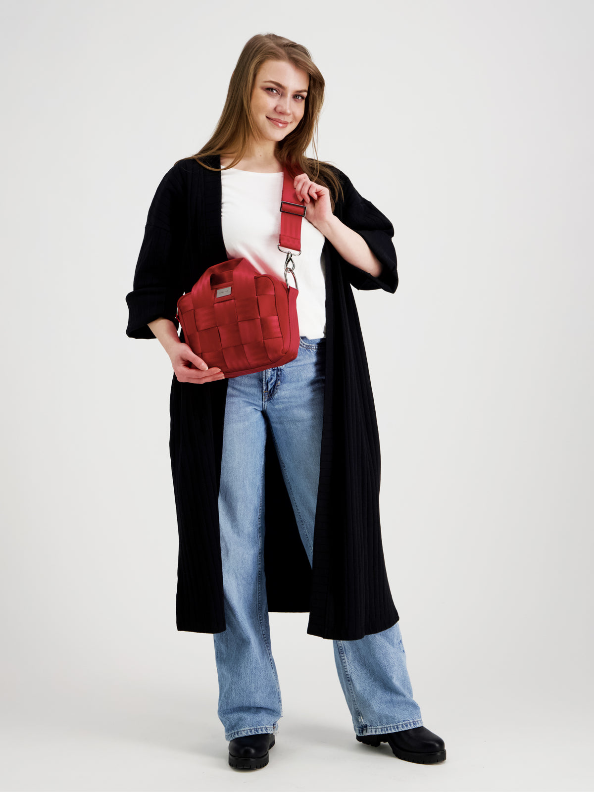 HILLA laukku, kirkkaanpunainen