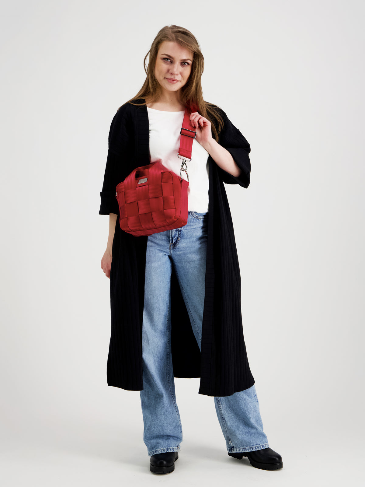 HILLA laukku, kirkkaanpunainen