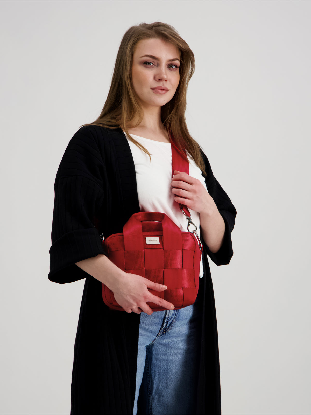 HILLA laukku, kirkkaanpunainen