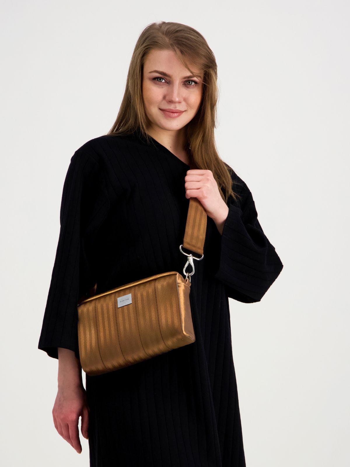 KASTE laukku, kimaltava pronssi