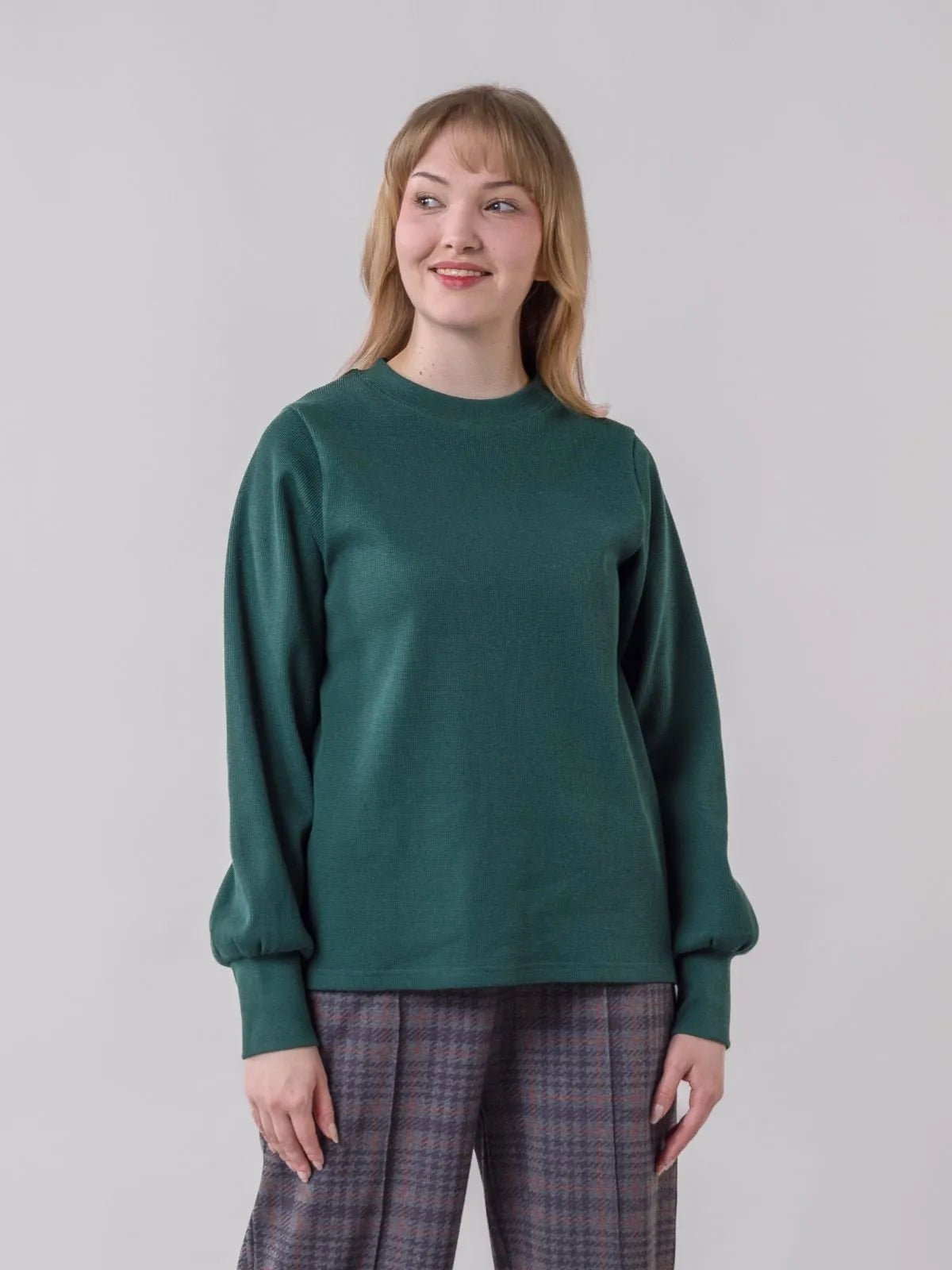 Globe Hope, Pore paita, metsänvihreä, puolikuva.