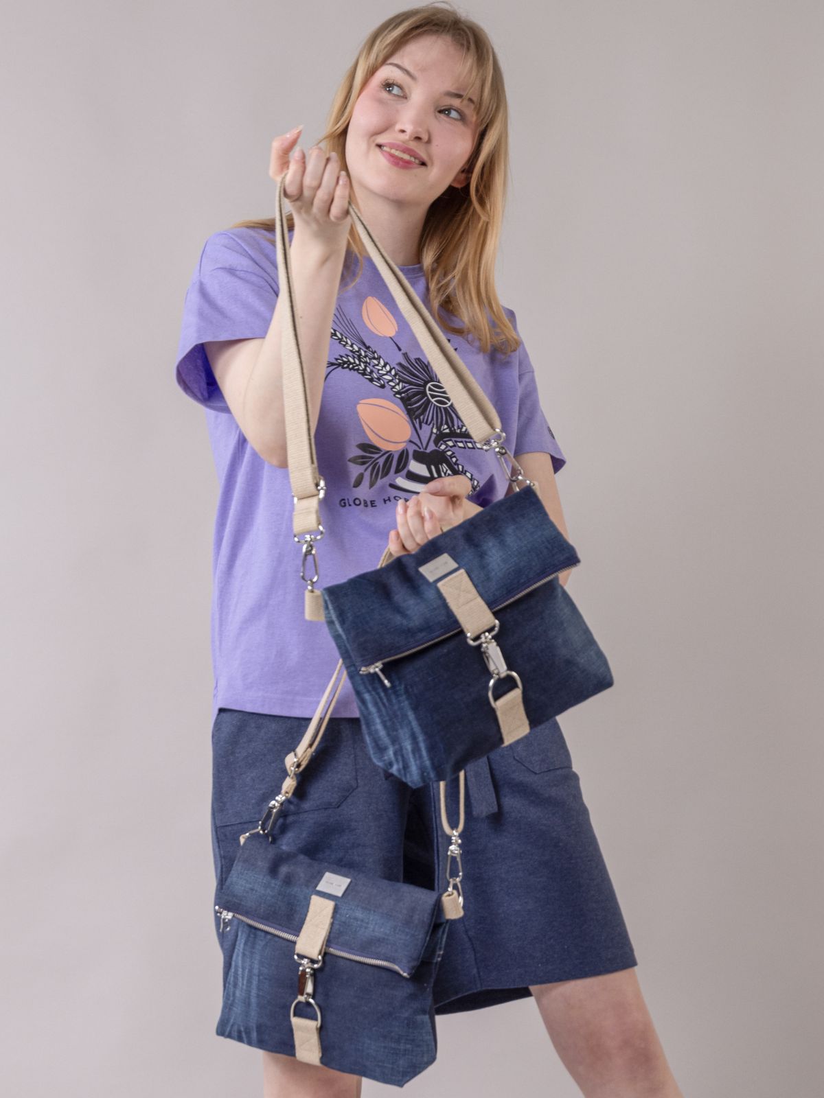 TUISKU bag, denim
