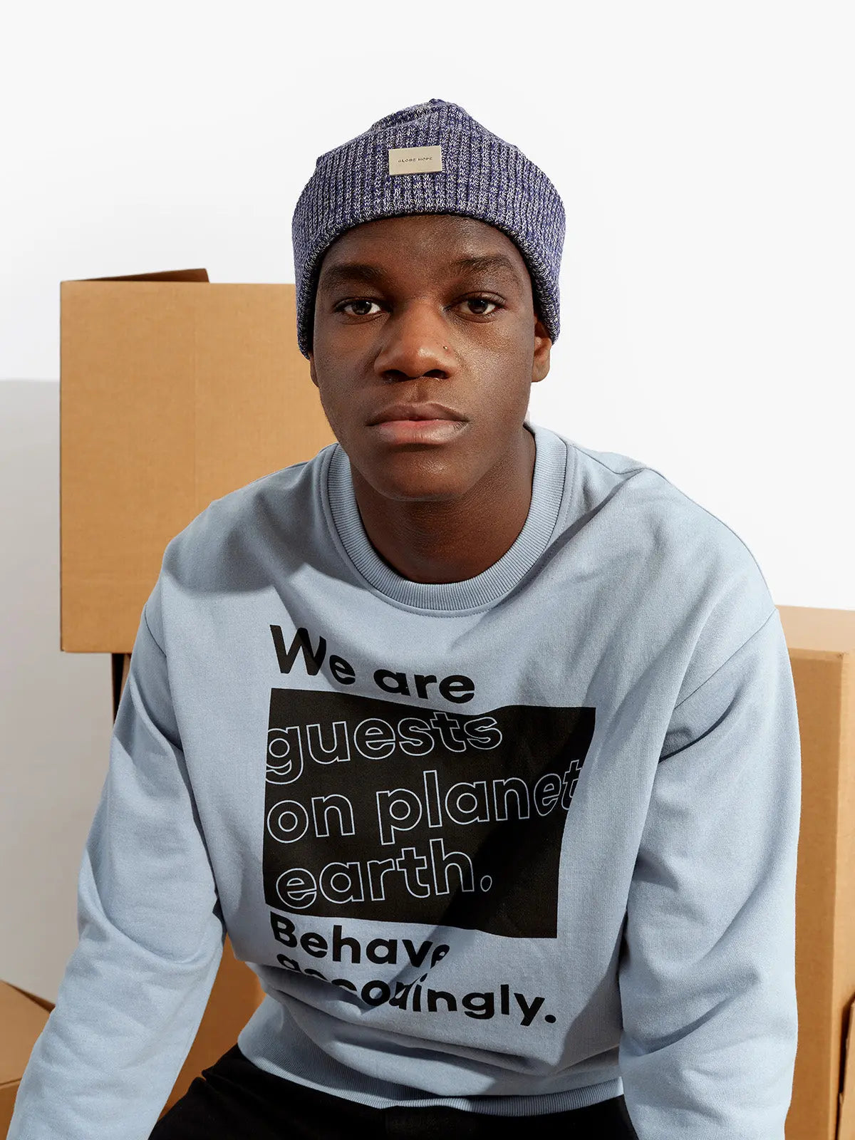 HANKI pipo, sini-beige Globe Hope