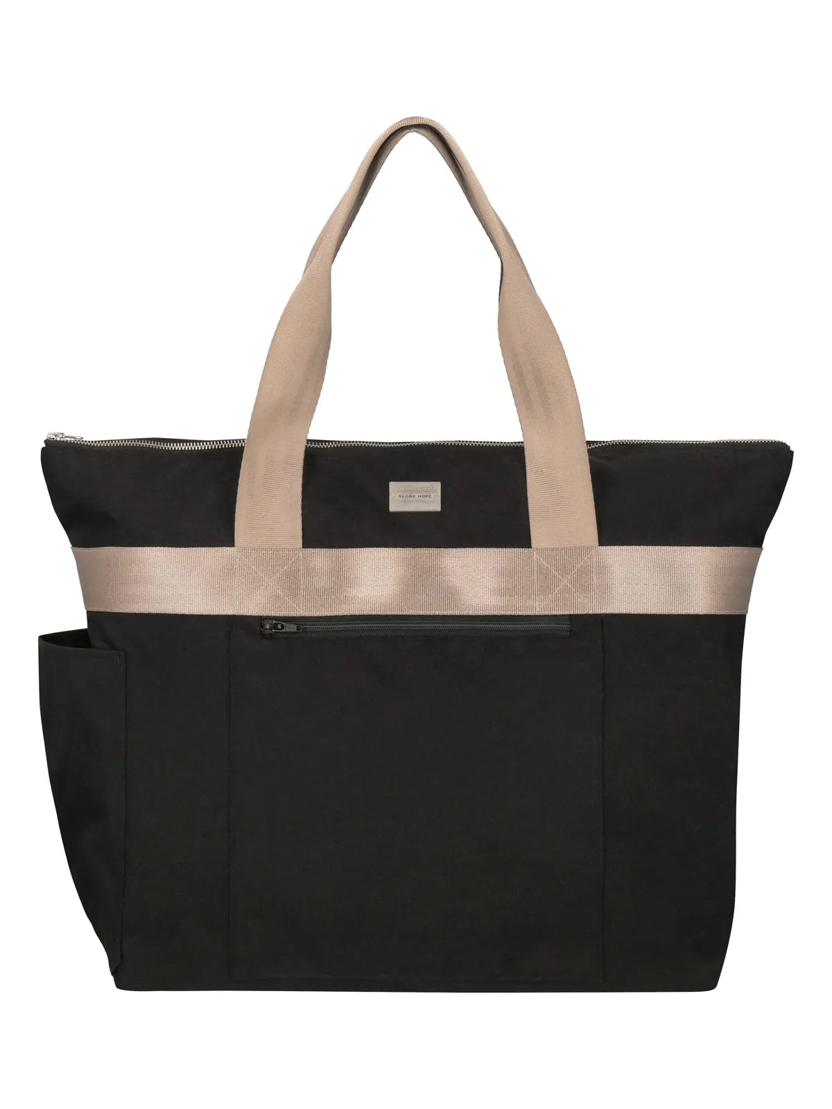 REISSU weekend bag, black-beige