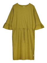 Globe Hope, Heiniä mekko meleerattu keltainen, tuotekuva.