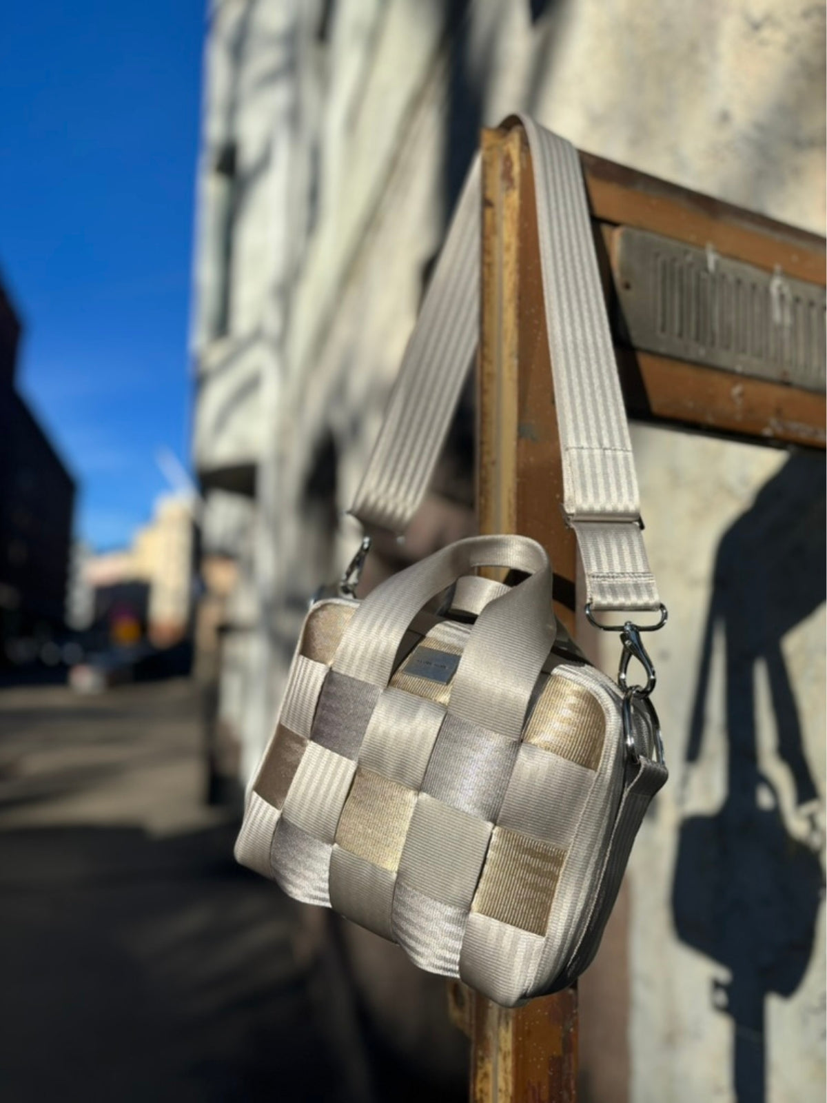 HILLA bag, golden pearl