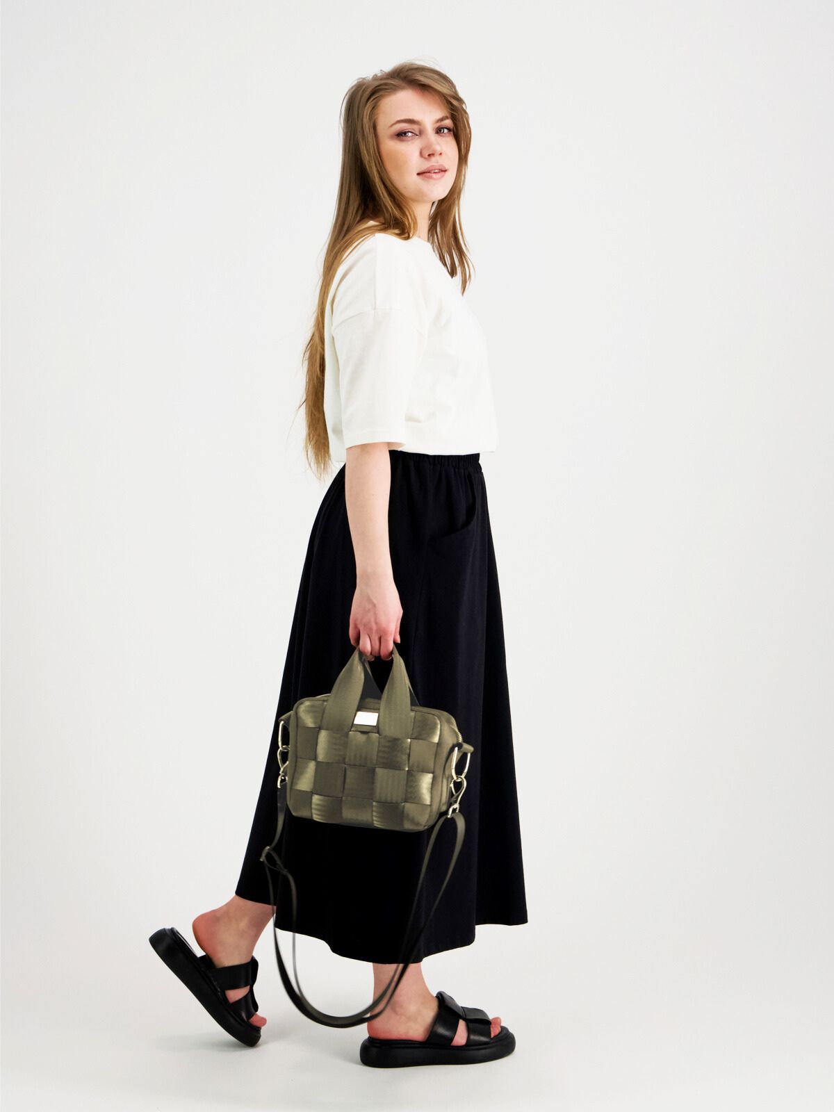 HILLA bag, olive green
