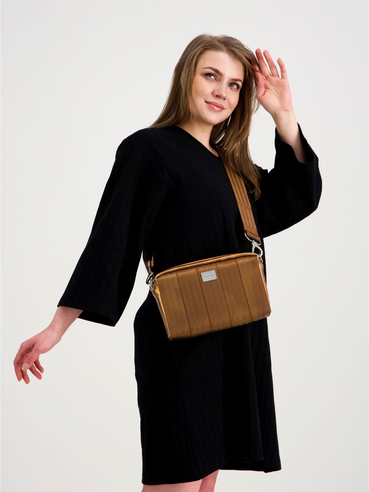 KASTE laukku, kimaltava pronssi