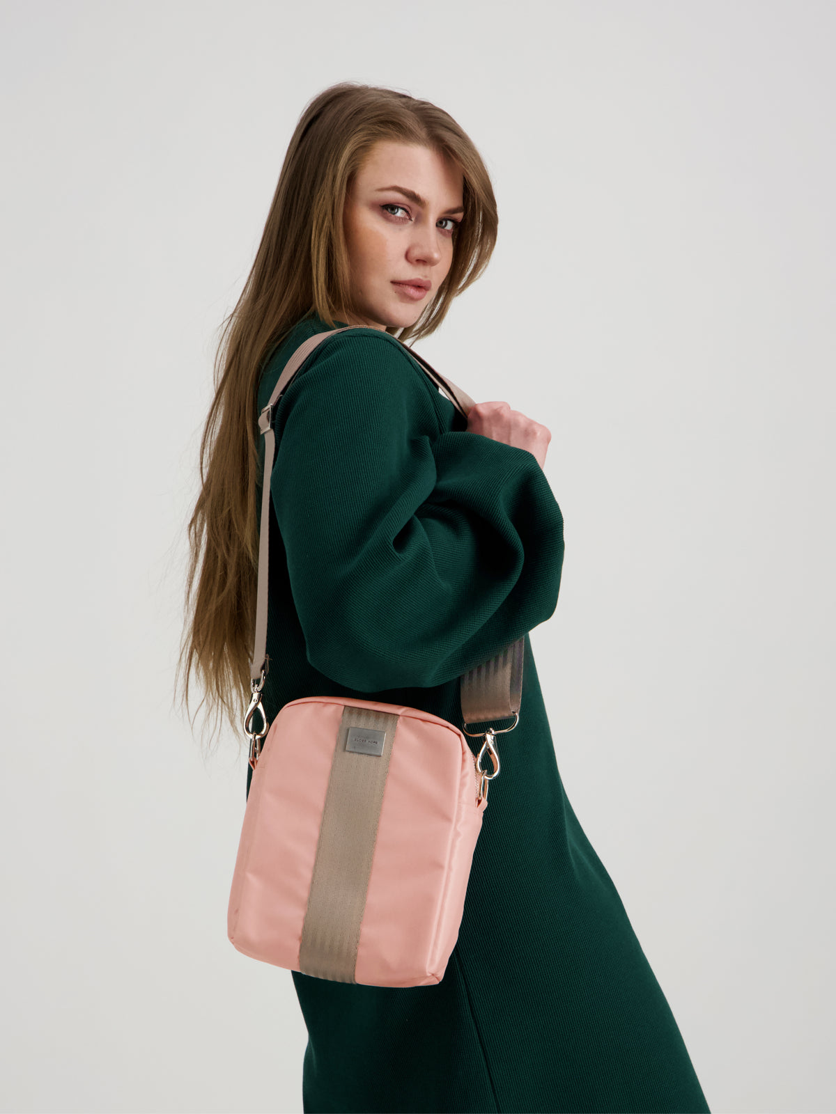 SOLEIL AIRBAG olkalaukku, vaaleanpunainen