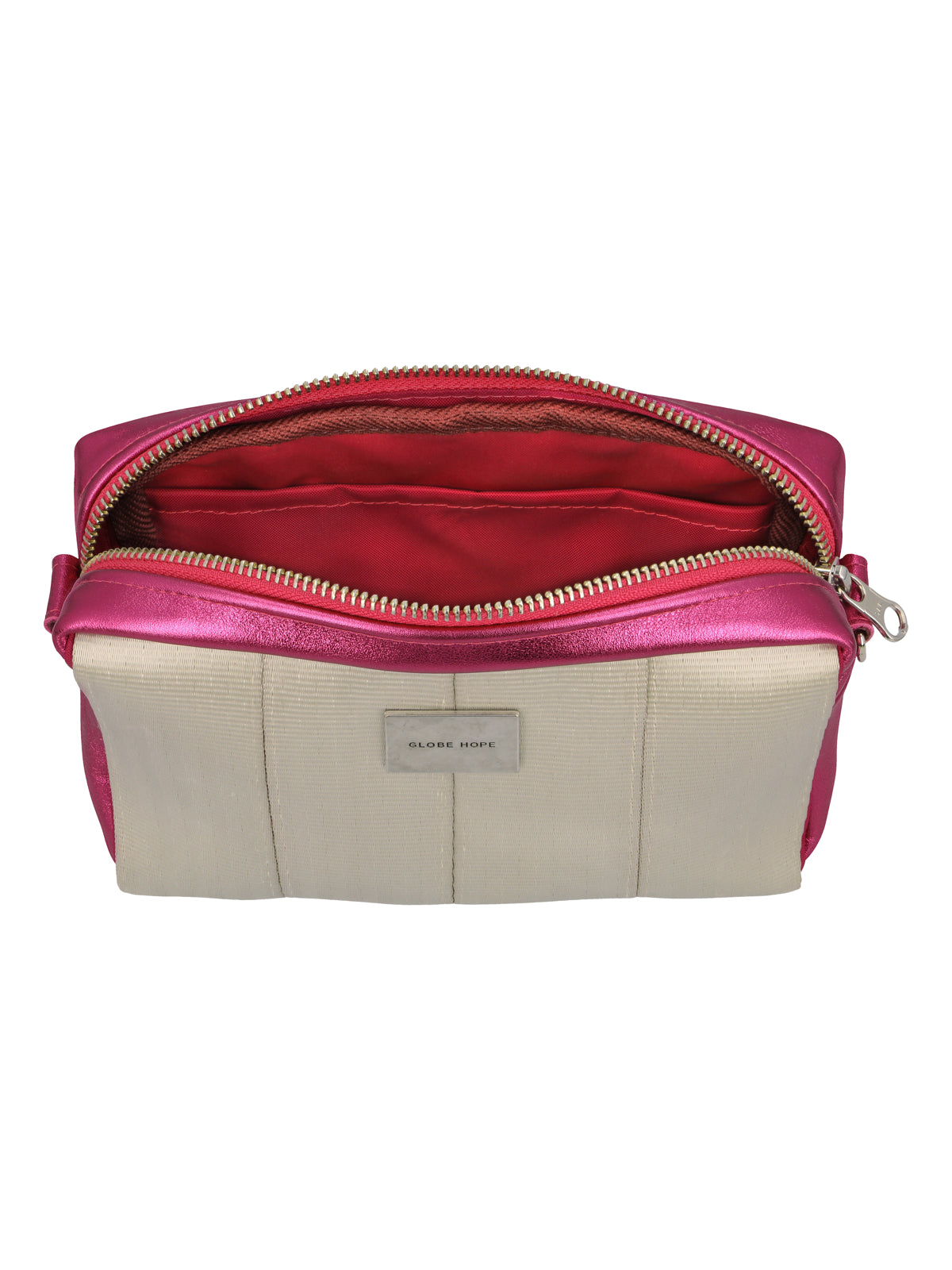 UTU bag, fuchsia / pearl grey