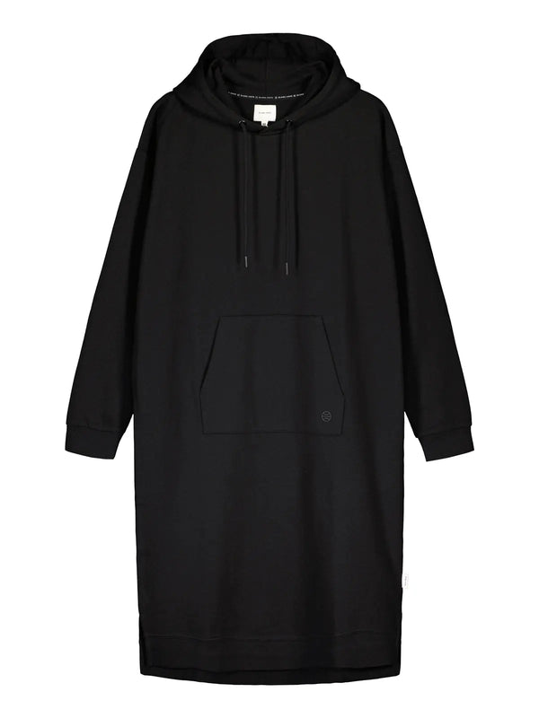PUHELIA hoodie dress, black