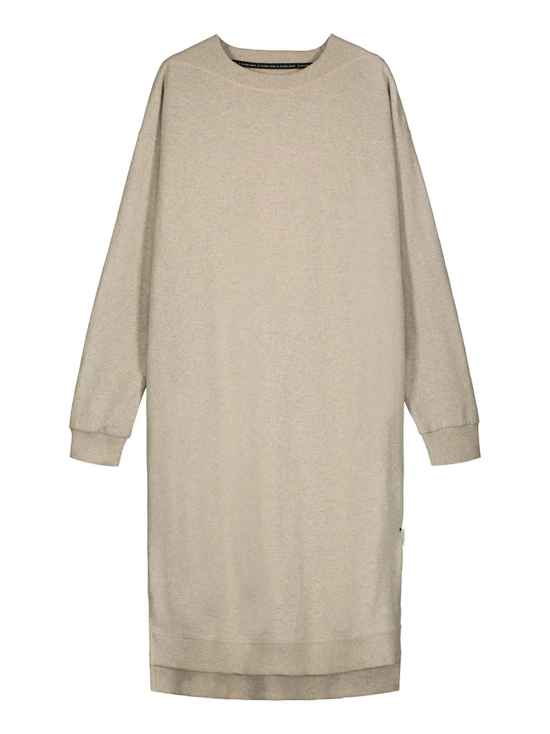 LENTIIRA sweatshirt dress, sand