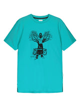 SMARAGDI t-shirt, turquoise