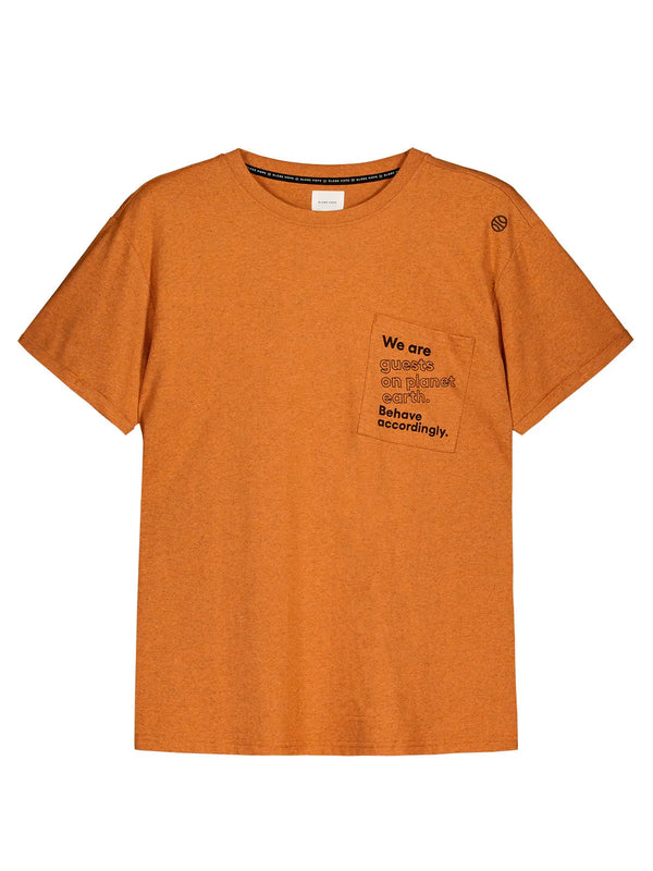 HIESU t-shirt, golden oak