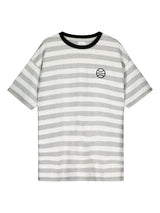 REHJA t-paita, harmaa-valkoraidallinen Globe Hope
