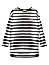 ROTIMO shirt, black and white striped 